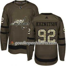 Washington Capitals Evgeny Kuznetsov 92 Adidas 2017-2018 Camo Groen Authentic Shirt - Mannen